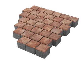 Тротуарная плитка Квадрат 10х10 Санрайз Stellard 60 мм