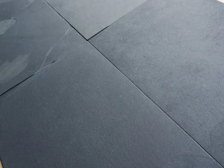 Плитка Черный сланец (браш) 600х600 Pharaon