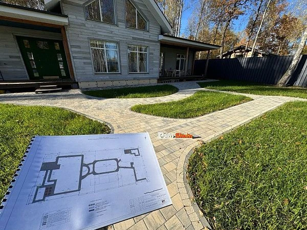 Проект Мощение тротуарной плитки Steingot по дизайн-проекту 403 м2 в г. Троицк, СНТ Ватутинки 