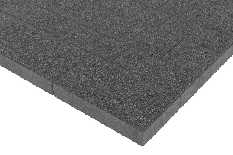 Тротуарная плитка Микс Сити Черный агат Stellard 60 мм