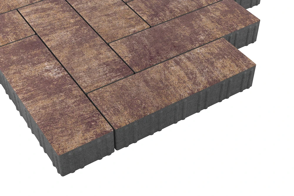 Тротуарная плитка Паркет Гавана Stellard 80 мм