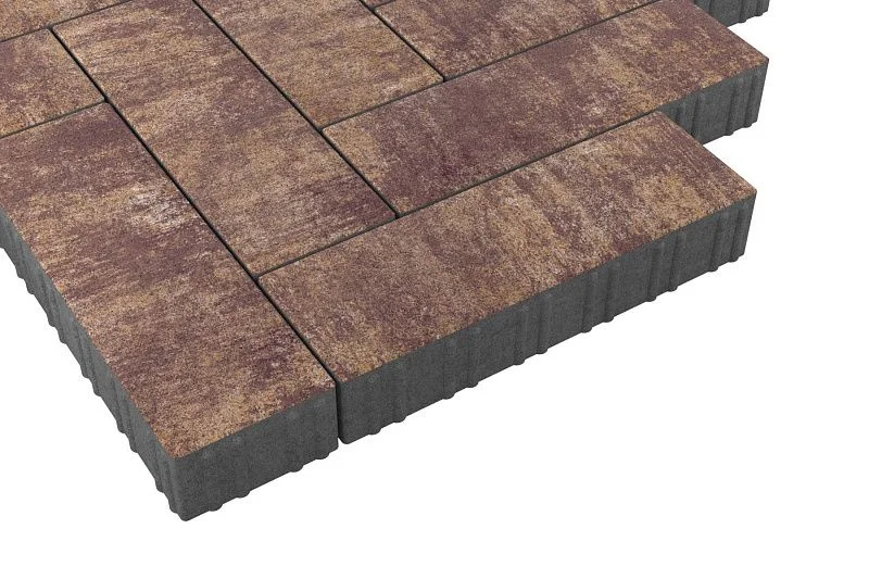 Тротуарная плитка Паркет Гавана Stellard 80 мм