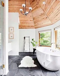 Плитка Черный сланец (натуральный скол) 600х600 Pharaon