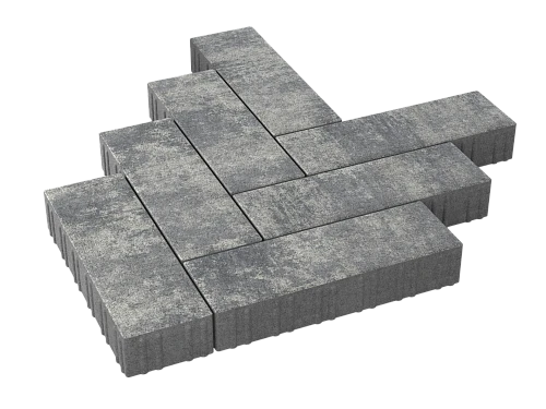 Тротуарная плитка Паркет Гавана Stellard 80 мм