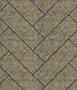 Тротуарная плитка ПРЯМОУГОЛЬНИК 600х200 Гранит Желтый с черным Б.6.П.8 Выбор 80 мм