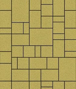Тротуарная плитка МЮНХЕН Стандарт Желтый Б.2.Фсм.6 Выбор 60 мм