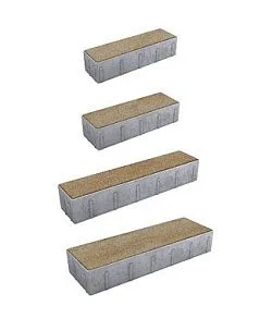 Тротуарная плитка ПАРКЕТ Искусственный камень Степняк Б.9.Псм.8 Выбор 80 мм