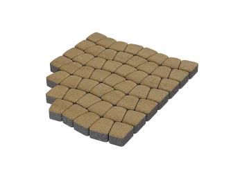 Тротуарная плитка Классико Желтый Stellard 60 мм