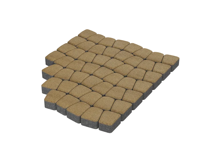 Тротуарная плитка Классико Желтый Stellard 60 мм