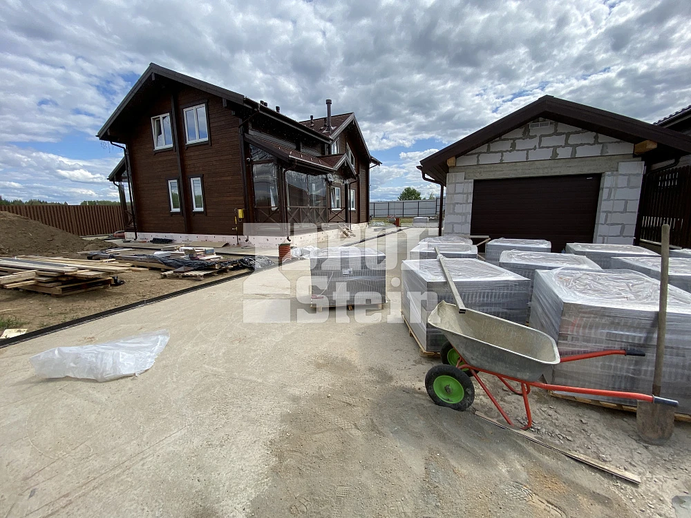 Укладка тротуарной плитки Бавария Блэнд от Steingot