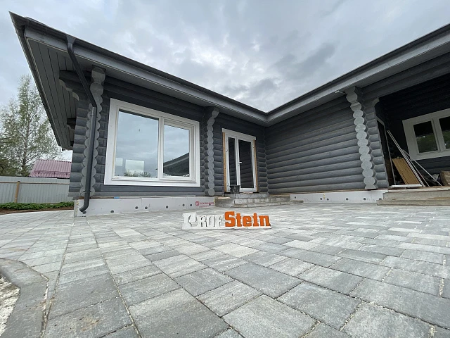 Укладка тротуарной плитки Старый город Венусбергер цвета Туман