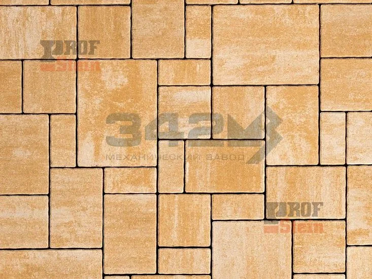Тротуарная плитка Бавария, Каракум 342 МЗ 60 мм
