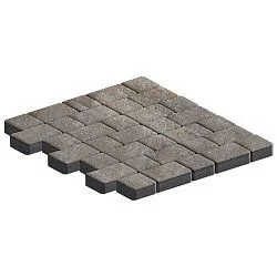 Плитка тротуарная Инсбрук Альт Дуо Берилл Гладкая SteinRus 40 мм