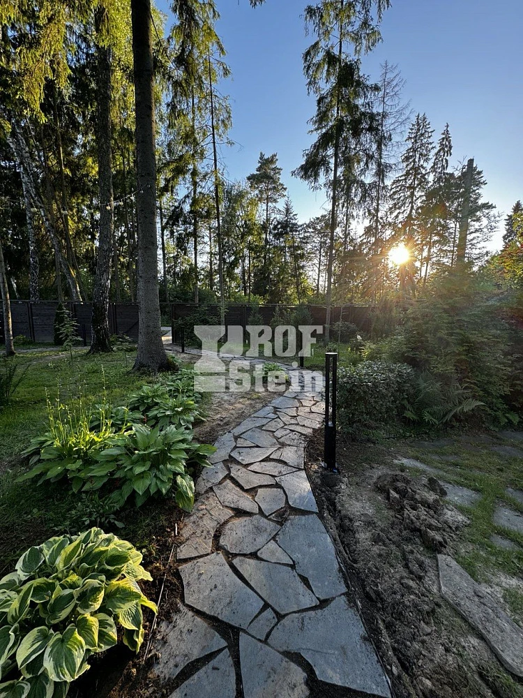 Укладка тротуарной плитки Ригель Туман от Braer