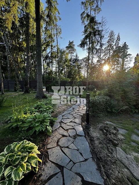 Укладка тротуарной плитки Ригель Туман от Braer