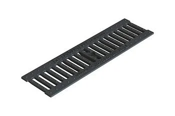 Решетка водоприемная Standartpark Basic DN100 чугунная щелевая кл. С250