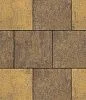 Тротуарная плитка КВАДРАТ 400х400 Листопад гладкий Клинкер Б.6.К.6 Выбор 60 мм