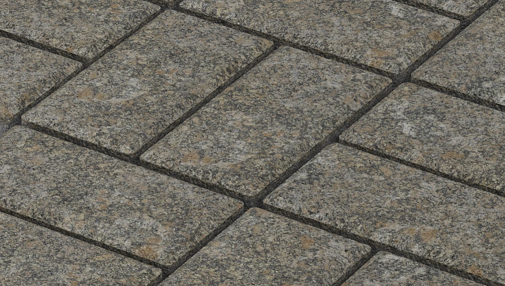 Тротуарная плитка Брусчатка Китайский гранит Stellard 80 мм