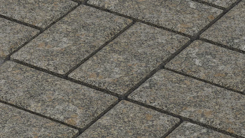 Тротуарная плитка Брусчатка Китайский гранит Stellard 80 мм