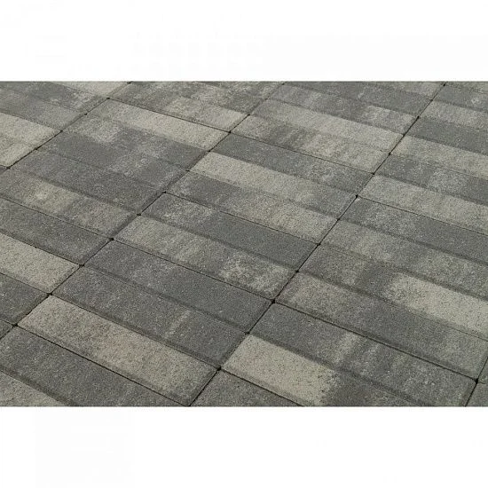 Тротуарная плитка Паркет, Туман BRAER 60 мм