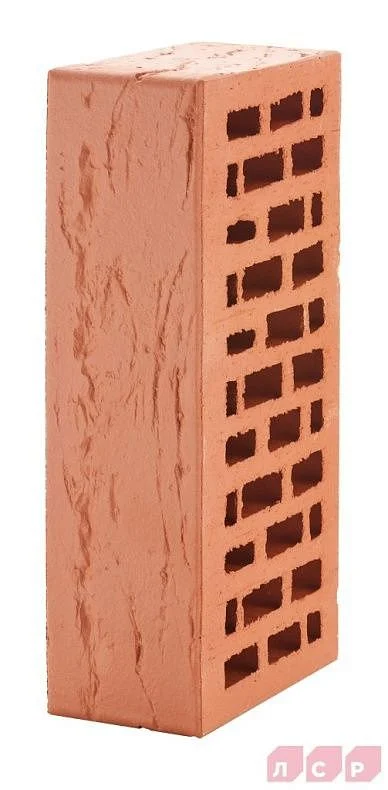 Кирпич лицевой красный 1 NF рустик ЛСР