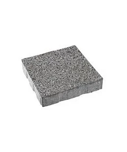 Тротуарная плитка КВАДРАТ Cтоунмикс кремовый с черным Б.5.К.6 Выбор 60 мм