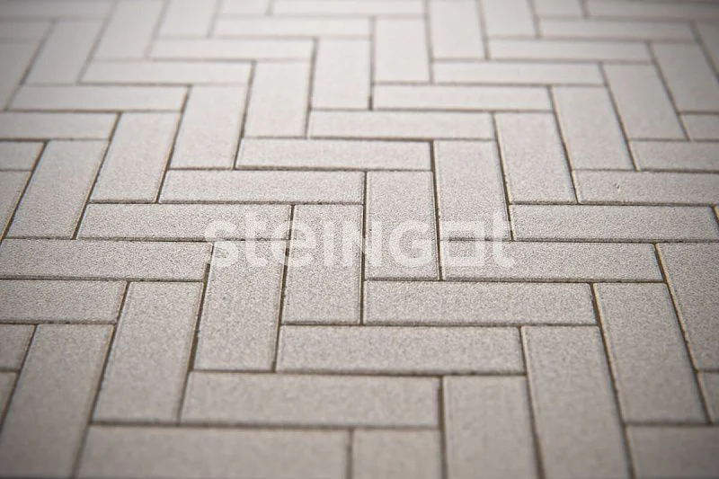 Тротуарная плитка Паркет Белый Steingot 60 мм