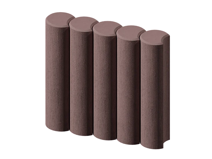 Палисад круглый коричневый Stellard