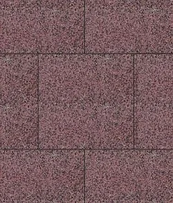 Тротуарная плитка КВАДРАТ Гранит Красный с чёрным Б.5.К.6 Выбор 60 мм