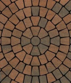 Тротуарная плитка КЛАССИКО Листопад гладкий Мустанг Б.2.КО.6 Выбор 60 мм