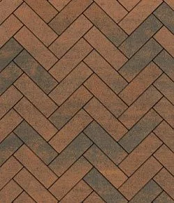 Тротуарная плитка ПРЯМОУГОЛЬНИК 360х80 Листопад гладкий Мустанг Б.8.П.8 Выбор 80 мм