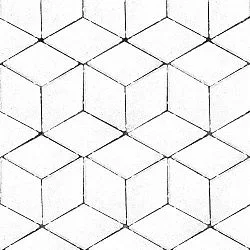 Тротуарная плитка Полярная звезда Белый Гладкая SteinRus 80 мм