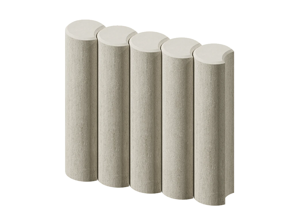 Палисад круглый белый Stellard