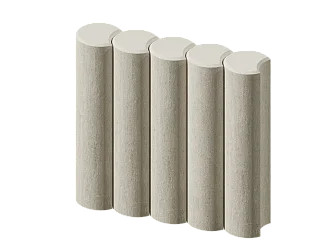 Палисад круглый белый Stellard