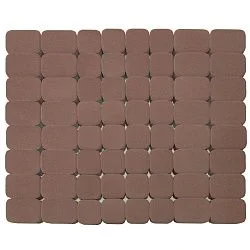 Тротуарная плитка Классико Дуо, Винный BRAER 40 мм