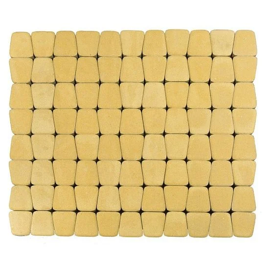 Тротуарная плитка Классико круговая, Песочный BRAER 60 мм