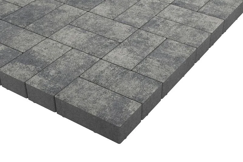 Тротуарная плитка Брусчатка Грей Stellard 40 мм