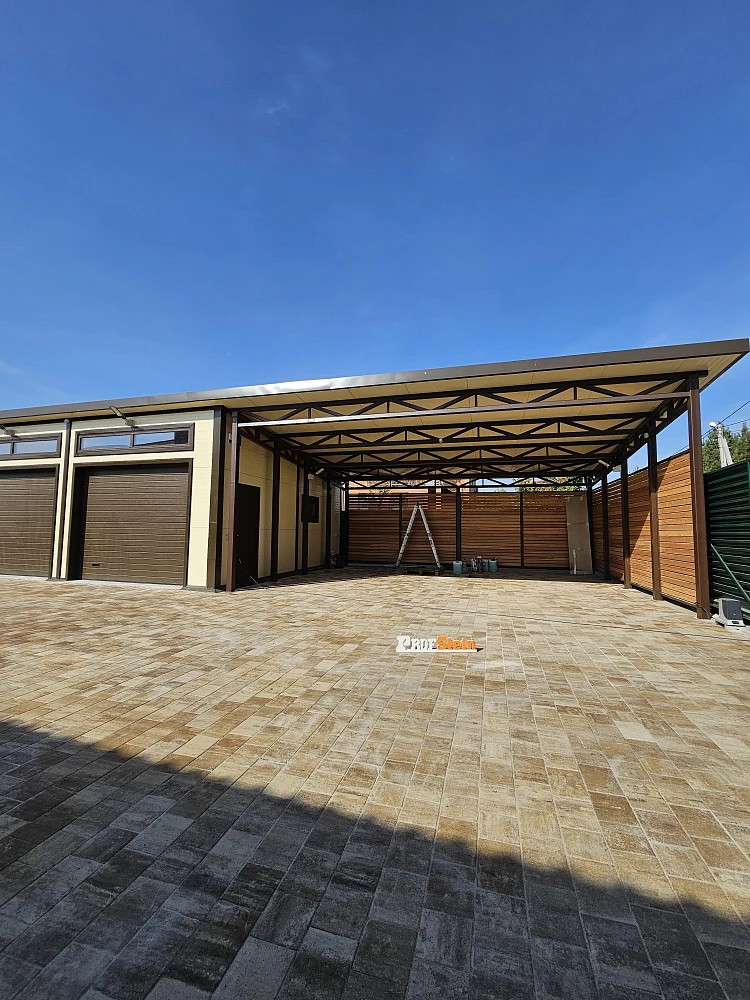 Укладка тротуарной плитки цвета Травертин от Steingot