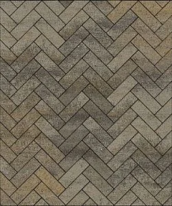 Тротуарная плитка ПАРКЕТ Искусственный камень Базальт Б.4.П.6 Выбор 60 мм