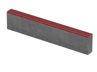 Бордюр тротуарный БР 100.20.8 красный Stellard