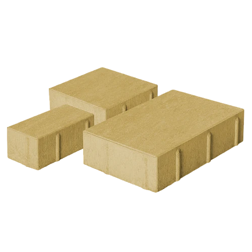 Тротуарная плитка Новый город 1НГ4Ф Серая Нобетек 40 мм