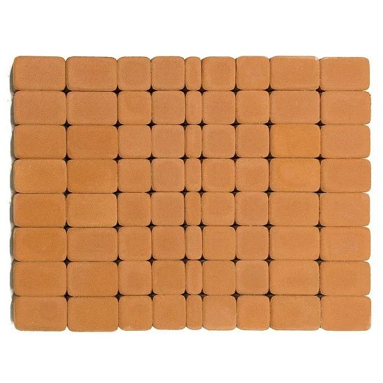 Тротуарная плитка Классико, Янтарный BRAER 60 мм