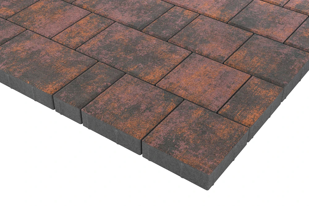Тротуарная плитка Мозаика Браун Stellard 60 мм