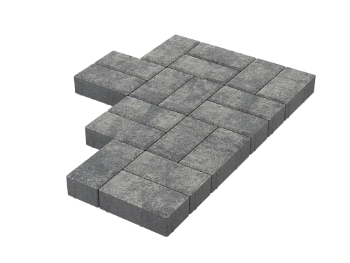 Тротуарная плитка Брусчатка Грей Stellard 40 мм
