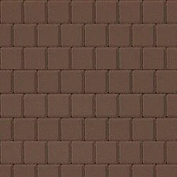 Тротуарная плитка Квадрат малый Коричневый Гладкая SteinRus 60 мм