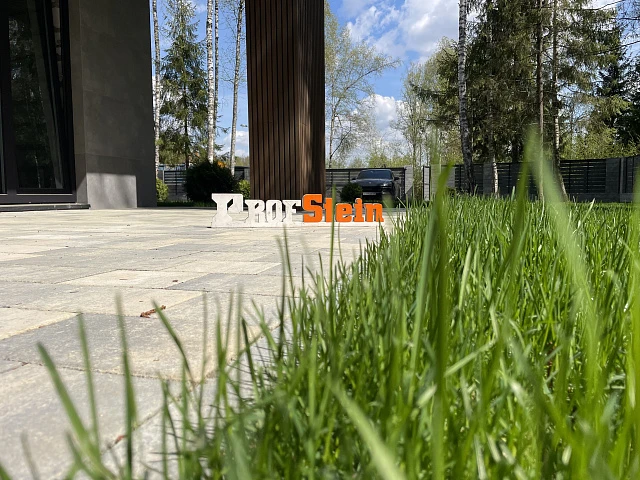 Укладка брусчатки Новый Город цвета Штайн Сильвер