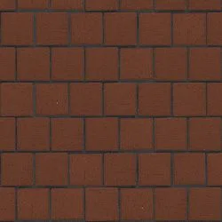 Клинкер тротуарный тёмно-красный Эдинбург квадро (под распил) ЛСР