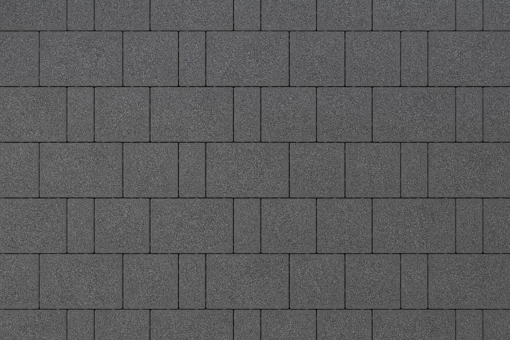 Тротуарная плитка Новый город Черный агат Stellard 60 мм