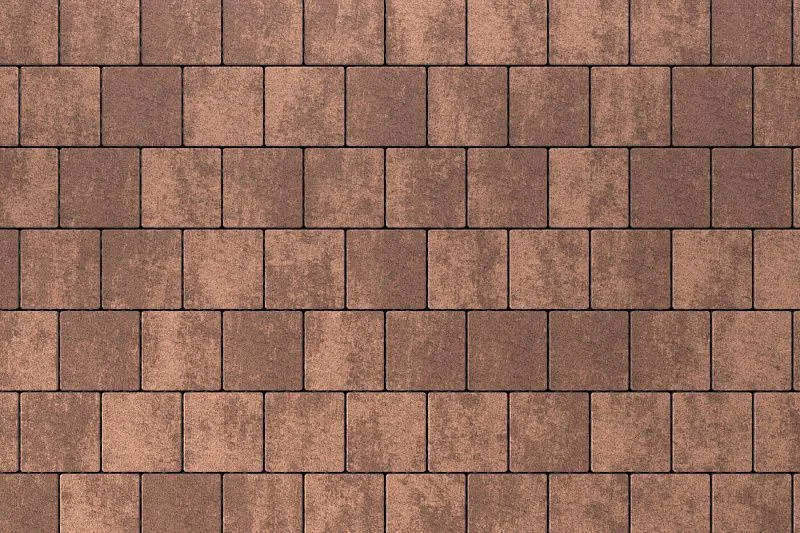 Тротуарная плитка Квадрат 15х15 Мокко Stellard 80 мм