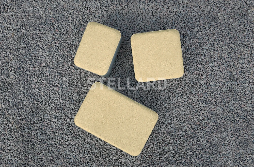 Тротуарная плитка Старый город Желтый Stellard 40 мм